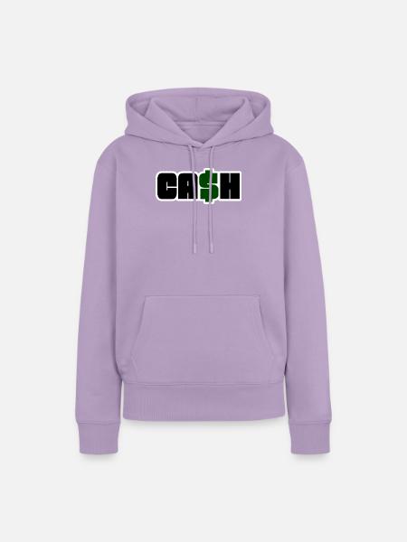 Green Cash Dollar – Tippfehler - Frauen Premium Bio Hoodie - Lavendel