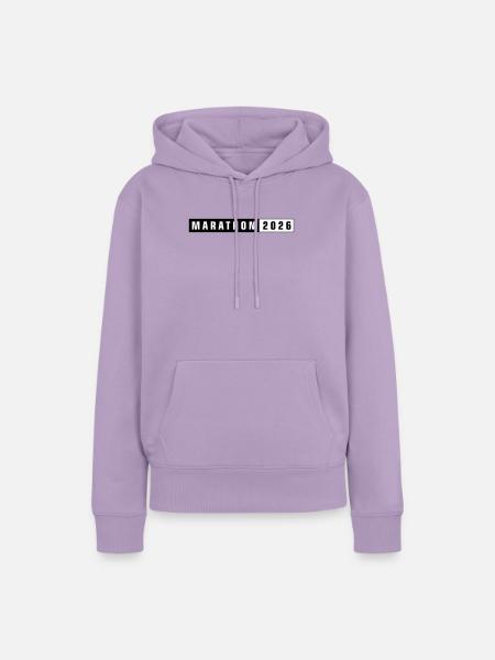 Marathon 2026 - Frauen Premium Bio Hoodie - Lavendel