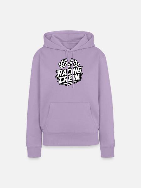 Racing Crew Rennsport - Frauen Premium Bio Hoodie - Lavendel