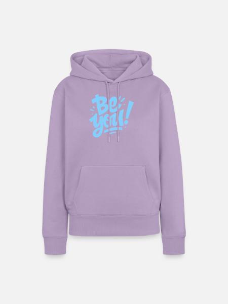 BE YOU - Frauen Premium Bio Hoodie - Lavendel