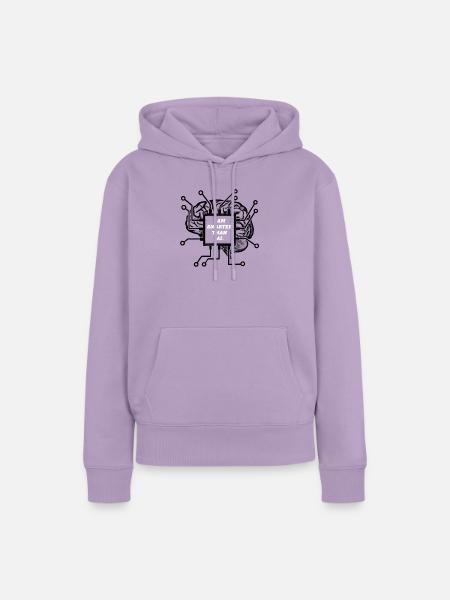 I Am Smarter Than AI - Frauen Premium Bio Hoodie - Lavendel