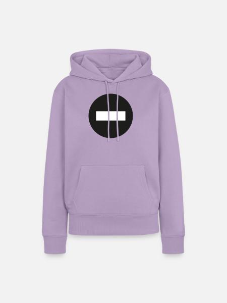Minus Symbol - Frauen Premium Bio Hoodie - Lavendel