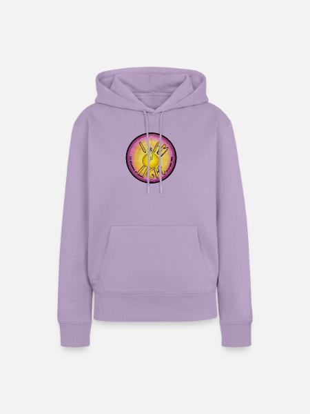 ICH BIN LEICHT - Frauen Premium Bio Hoodie - Lavendel