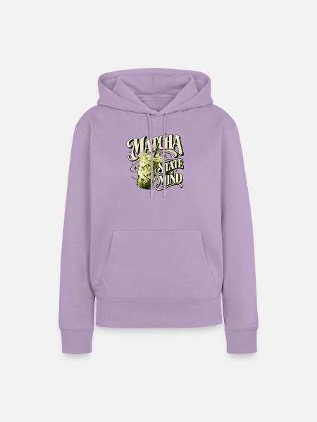 Matcha-Geisteszustand - Frauen Premium Bio Hoodie - Lavendel