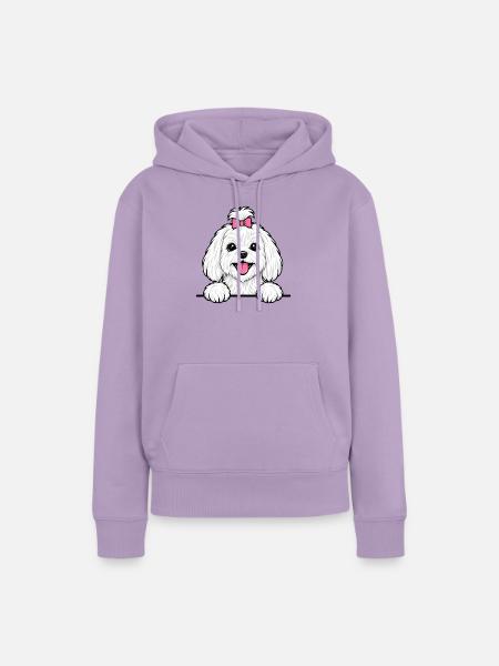 Malteser - Frauen Premium Bio Hoodie - Lavendel