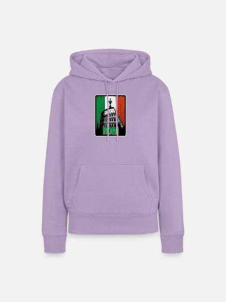 Ewiges Rom - Frauen Premium Bio Hoodie - Lavendel
