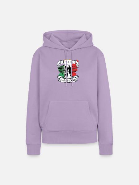 Italien Fußball Campione - Frauen Premium Bio Hoodie - Lavendel