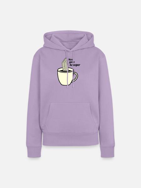 nicht ganz knusper - Frauen Premium Bio Hoodie - Lavendel
