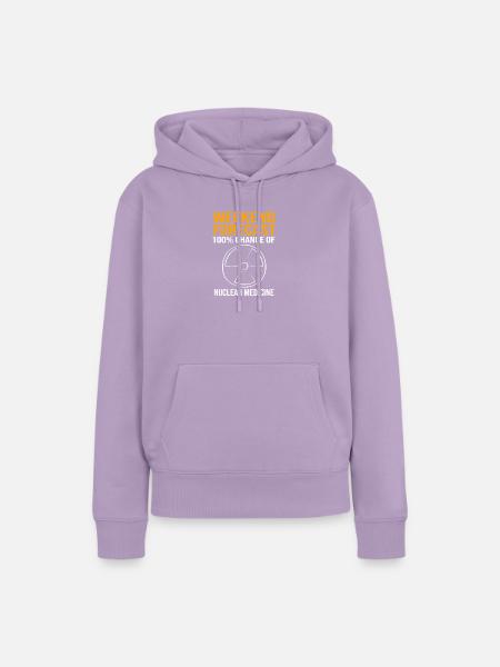 Nuklear Nuklearmedizin Atom Radiologie - Frauen Premium Bio Hoodie - Lavendel