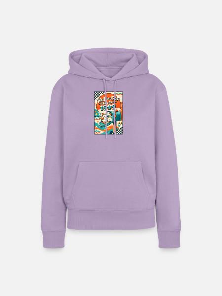 Warte auf Post | Snail Mail 1999 - Frauen Premium Bio Hoodie - Lavendel