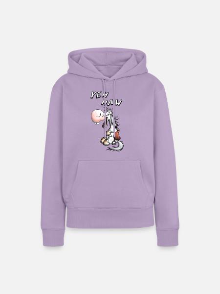 Yeh Haw Pferdchen - Frauen Premium Bio Hoodie - Lavendel