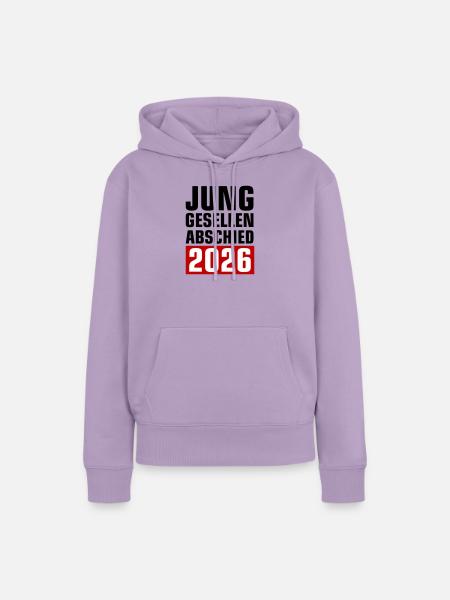 Junggesellenabschied 2026 - Frauen Premium Bio Hoodie - Lavendel