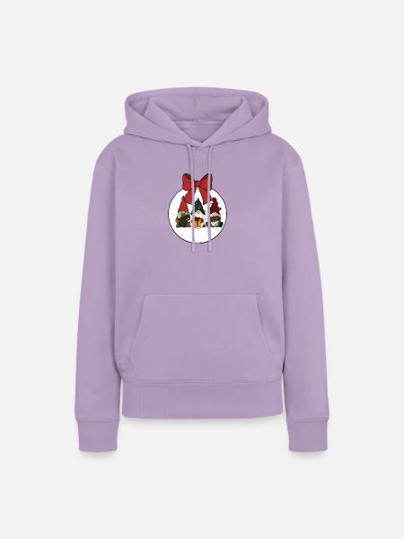 Wichtel - Frauen Premium Bio Hoodie - Lavendel