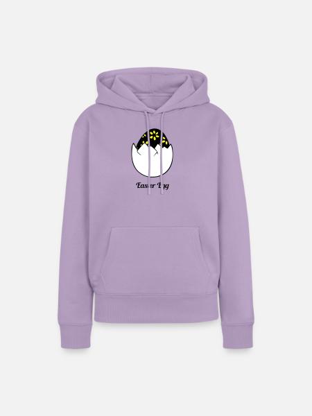 Easter Egg - Frauen Premium Bio Hoodie - Lavendel
