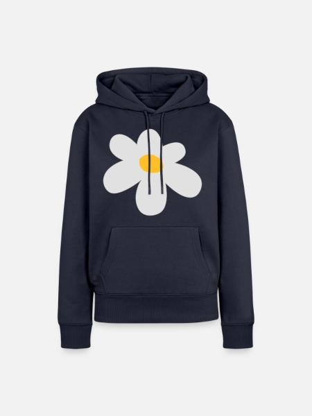 blume - Frauen Premium Bio Hoodie - Navy