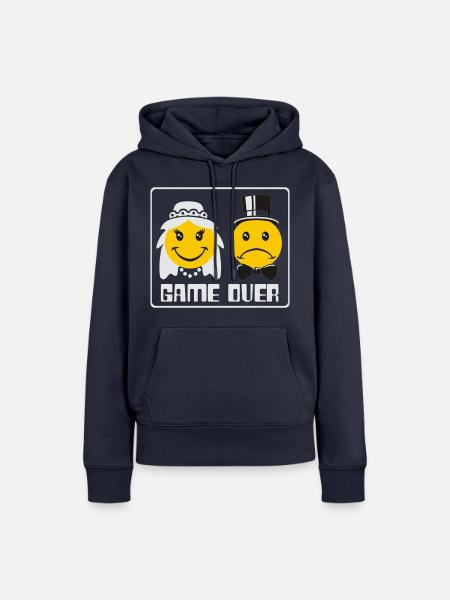 Game over flex - Frauen Premium Bio Hoodie - Navy