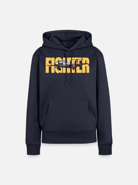 Fighter L-29 Delfin - Frauen Premium Bio Hoodie - Navy
