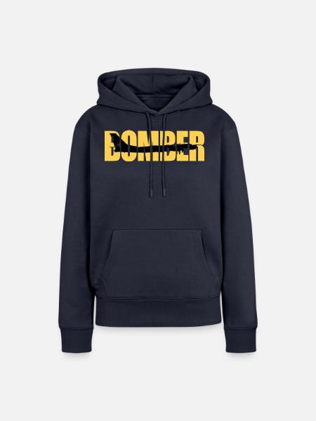 Bomber Tu-95 - Frauen Premium Bio Hoodie - Navy
