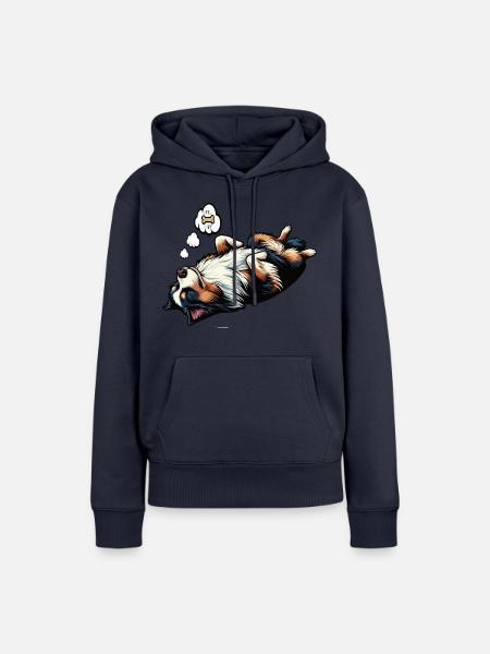 Australian Shepherd Aussie Aussiebesitzer Aussies - Frauen Premium Bio Hoodie - Navy