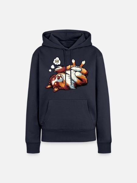 Australian Shepherd Aussie Aussiebesitzer Aussies - Frauen Premium Bio Hoodie - Navy