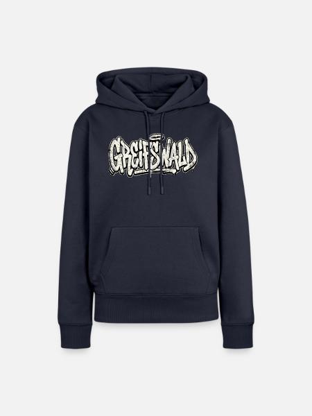 Greifswald Graffiti - Frauen Premium Bio Hoodie - Navy