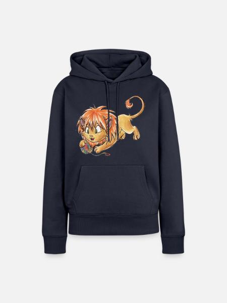 Tierkreis: Löwe - Frauen Premium Bio Hoodie - Navy