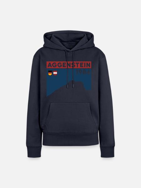 Aggenstein Berg Gipfel Tour Wandern Wanderung Grän - Frauen Premium Bio Hoodie - Navy