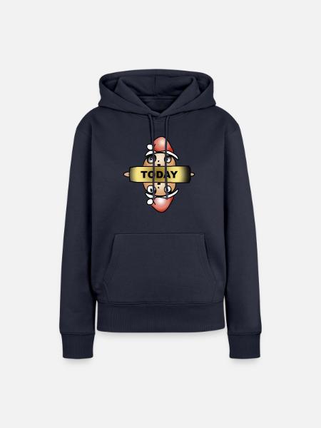 Today - Frauen Premium Bio Hoodie - Navy