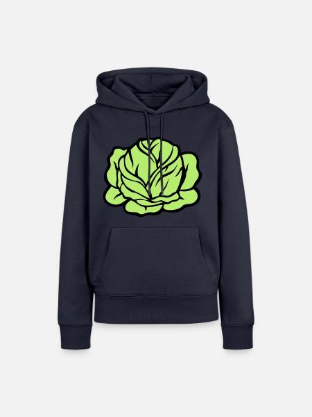 Kohlkohlgemüse 403 - Frauen Premium Bio Hoodie - Navy