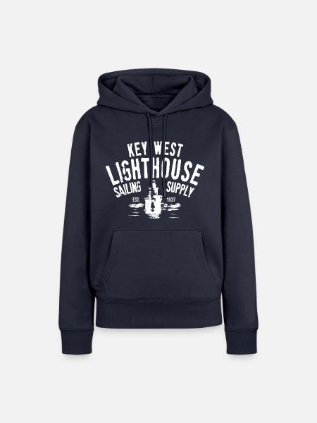 Leuchtturm von Key West - Frauen Premium Bio Hoodie - Navy