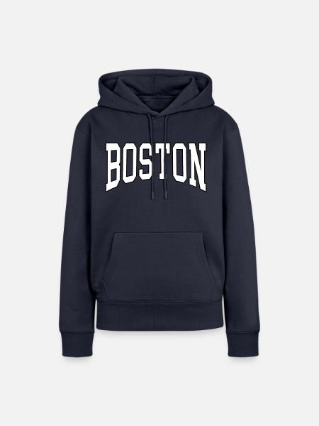 Boston - Frauen Premium Bio Hoodie - Navy