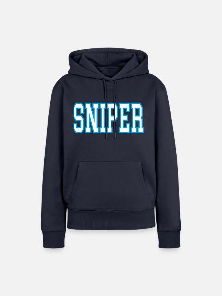 Sniper - Frauen Premium Bio Hoodie - Navy