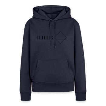 RHOMBUS - Women’s Premium Organic Hoodie - navy - Front - Julia (174cm)