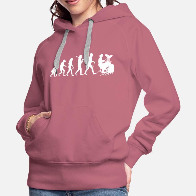 Batterie Evolution Percussion Evolution Sweat à capuche Premium bio Femme