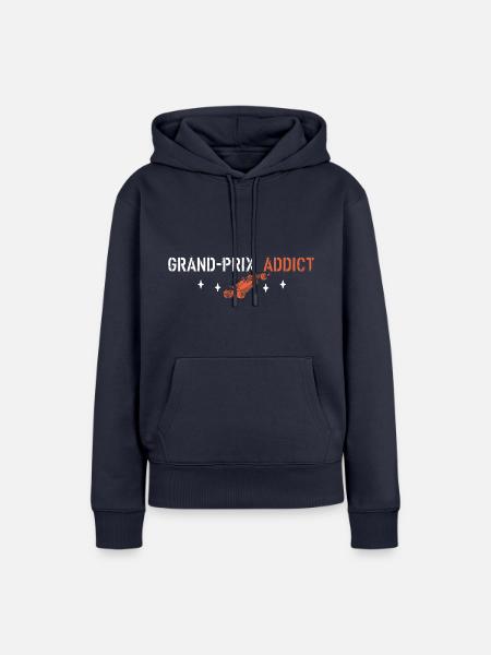 Grand-Prix-Süchtiger - Frauen Premium Bio Hoodie - Navy