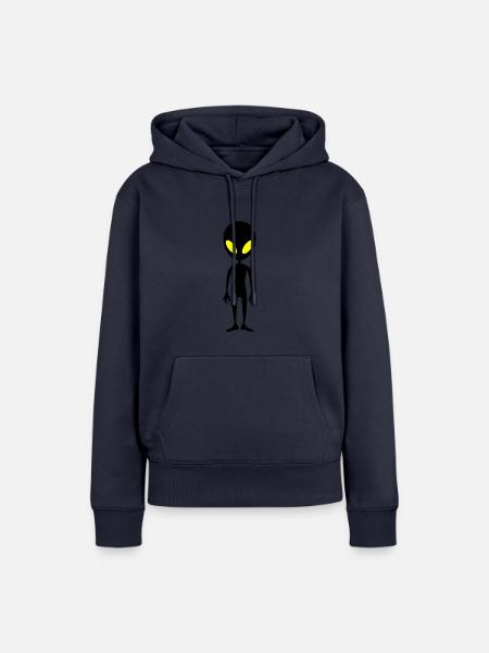 Alien Symbol - Frauen Premium Bio Hoodie - Navy