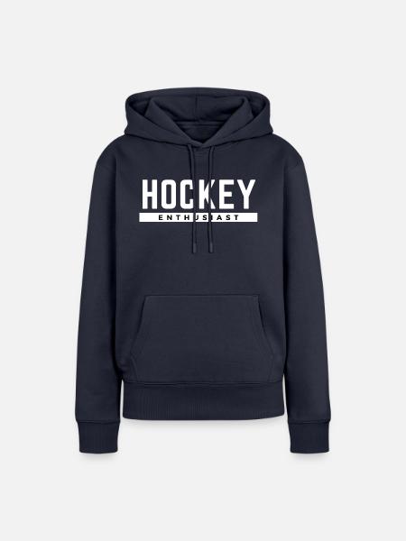 Hockey-Enthusiasten. - Frauen Premium Bio Hoodie - Navy