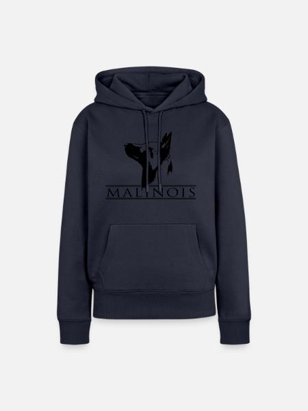 Malinois - Frauen Premium Bio Hoodie - Navy