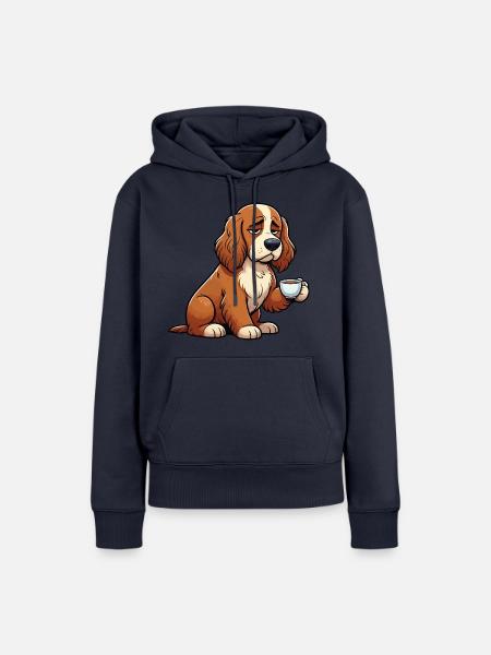Cocker Spaniel Cockerhund Cocker Spaniel Besitzer - Frauen Premium Bio Hoodie - Navy