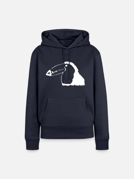 Tukan ähnlicher Vogel - Frauen Premium Bio Hoodie - Navy