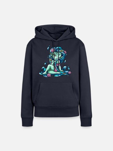 Zodiac Sign: Fish - Frauen Premium Bio Hoodie - Navy
