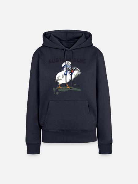 moewe kuestenwache - Frauen Premium Bio Hoodie - Navy