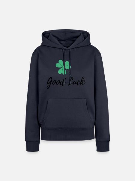 Good Luck - Frauen Premium Bio Hoodie - Navy
