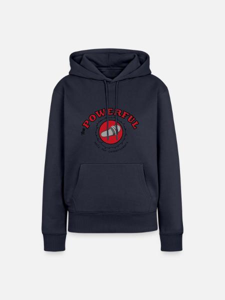Power Flip Flop - Frauen Premium Bio Hoodie - Navy
