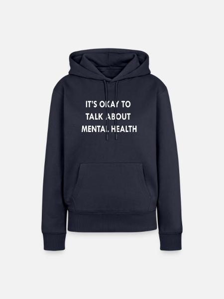 Mental Health - Women’s Premium Organic Hoodie - navy