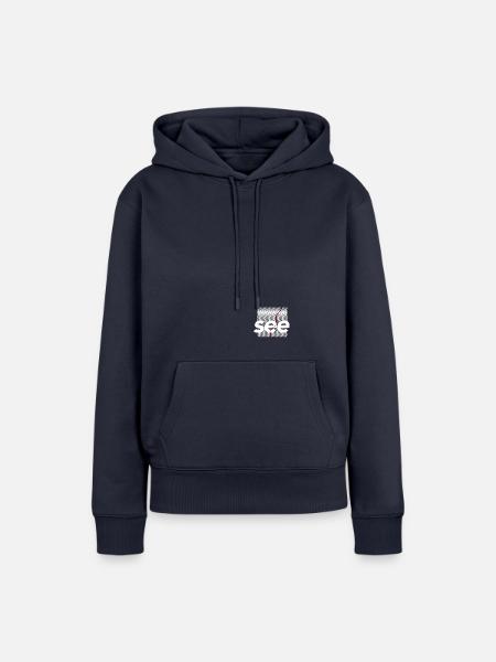 sehen - Frauen Premium Bio Hoodie - Navy