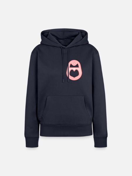 ÖFFNEN SIE ES - Frauen Premium Bio Hoodie - Navy