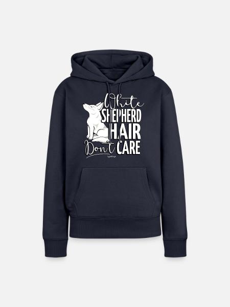 whiteshephair - Frauen Premium Bio Hoodie - Navy