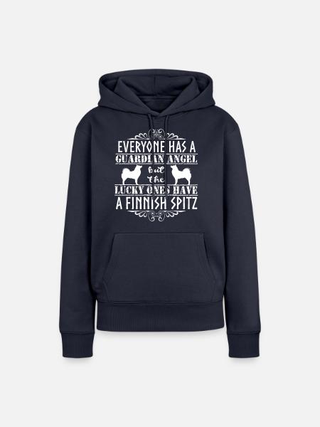 finnishspitzangel - Frauen Premium Bio Hoodie - Navy