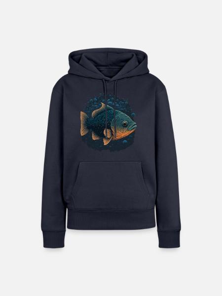 Aquarium Ventilator - Frauen Premium Bio Hoodie - Navy